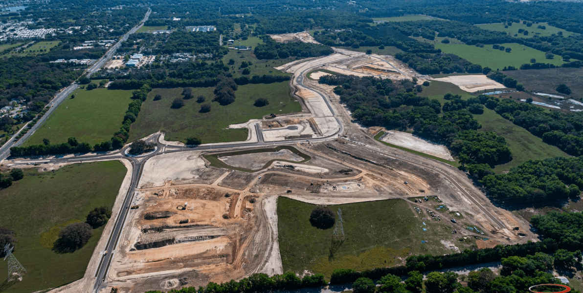 HBC, drone shot, lots of greenery, dirt worksite in middle, hammock-oaks-featured.png, Projects